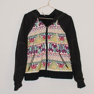 Free People Embroidered Hoodie